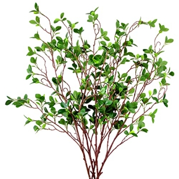 AUSTOR 45" Artificial Ficus Stems for Timeless Greenery
