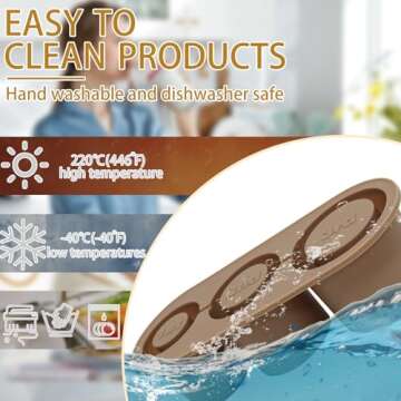 SEMSOIIO Silicone Ice Cube Tray for Stanley Tumbler