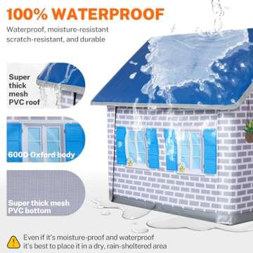 Toozey Heated Outdoor Cat House - Weatherproof Comfort for Cats