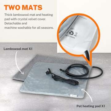 Toozey Heated Outdoor Cat House - Weatherproof Comfort for Cats