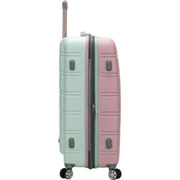 Rockland Melbourne Mint Hardside Luggage Set - 2 Pieces