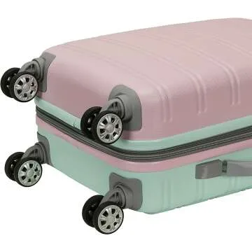 Rockland Melbourne Mint Hardside Luggage Set - 2 Pieces