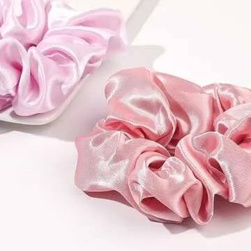Stylish Satin Silk Hair Scrunchies for Healthy Hair