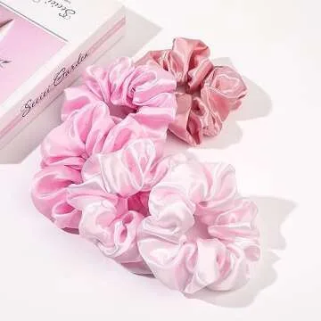 Stylish Satin Silk Hair Scrunchies for Healthy Hair