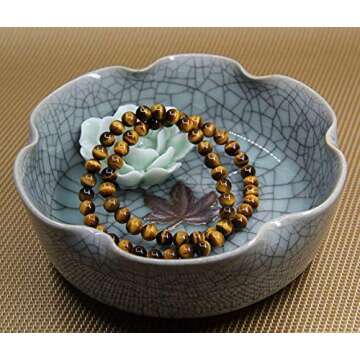 Natural AA Grade Golden Tiger Eye Gemstone 6mm Round Beads Stretch Bracelet 7" Unisex