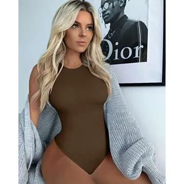 Stylish OQQ Ribbed Bodysuits for Confidence & Comfort