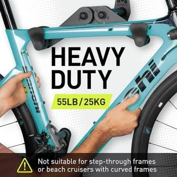 Vibrellis Bicycle Wall Mount for Home and Garage Storage