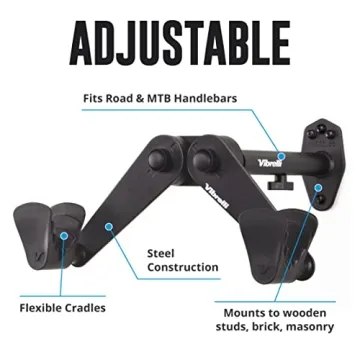 Vibrellis Bicycle Wall Mount for Home and Garage Storage