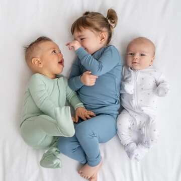 Ultra Soft Dreamland Baby Bamboo Pajamas 0-24 Months