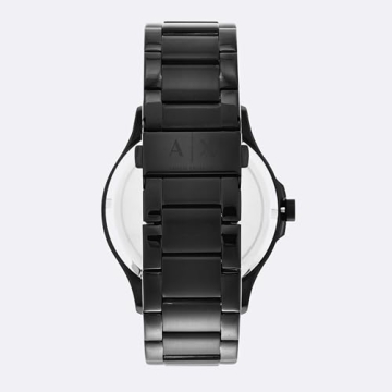 AX2104 Men's Stylish Black Stainless Steel Watch