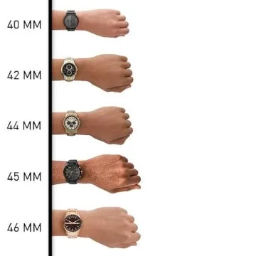 AX2104 Men's Stylish Black Stainless Steel Watch