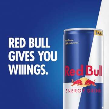 Red Bull Energy Drink with 80mg Caffeine & Taurine, 24 Cans