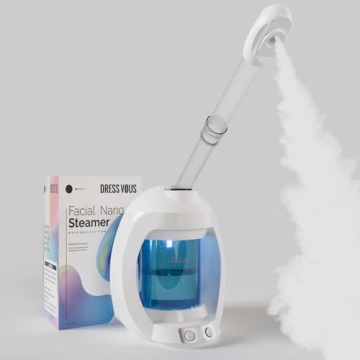 Luxury Nano Ionic Facial Steamer for Home Spa Experience Deep Cleaning Skin Care