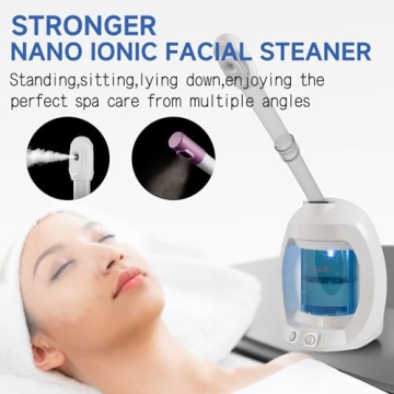Nano Ionic Facial Steamer for Deep Skin Hydration and Relaxation
