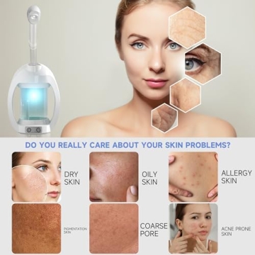 Nano Ionic Facial Steamer for Deep Skin Hydration and Relaxation