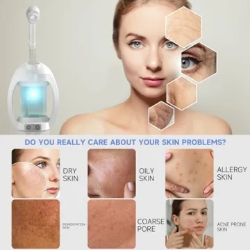 Nano Ionic Facial Steamer for Deep Skin Hydration and Relaxation