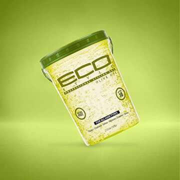 Eco Style Gel Olive Oil - Shine, Moisture & Superior Hold