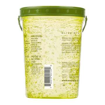 Eco Style Gel Olive Oil - Shine, Moisture & Superior Hold