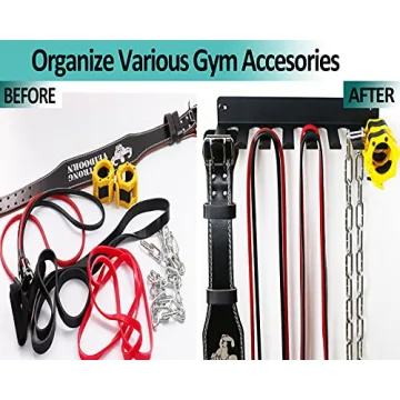 Alvade Gym Organizer for Bands and Jump Ropes - Multi-Purpose Storage