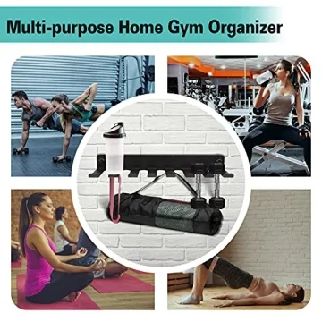 Alvade Gym Organizer for Bands and Jump Ropes - Multi-Purpose Storage