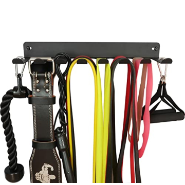 Alvade Gym Organizer for Bands and Jump Ropes - Multi-Purpose Storage