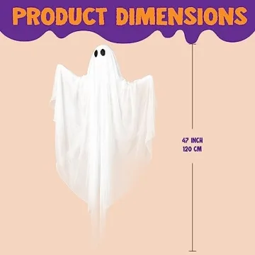 JOYIN Light-Up Hanging Ghost Perfect for Halloween Decor