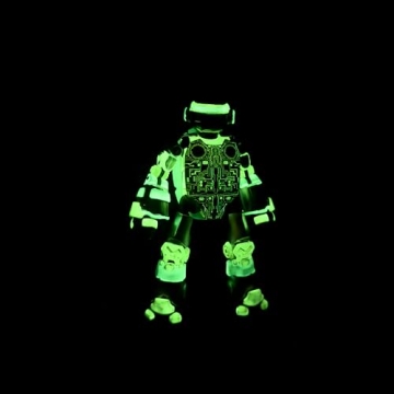 TMNT Metalhead & Donatello Glow in Dark Action Figures