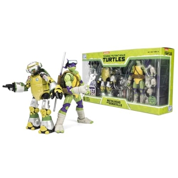 TMNT Metalhead & Donatello Glow in Dark Action Figures