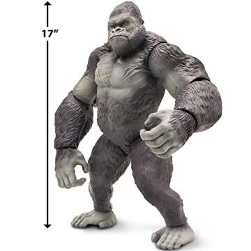 Lanard Primal Clash! Big Boss Gorilla! - 17'' Action Figure, Giant Poseable Mega-Monster, Ages 3+