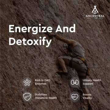 Ancestral Supplements Grass Fed Beef Kidney Supplement, 3000mg, DAO Enzyme Supplement, Kidney Support for Urinary and Histamine Health, Selenium, B12, Non GMO, 180 Capsules