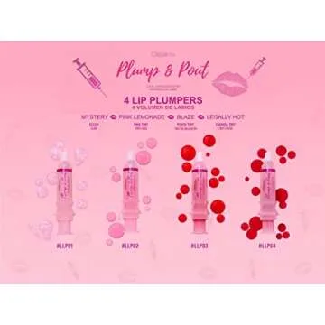 Beauty Creations Plump & Pout Pink Lemonade Lip Plumping Booster Lip Gloss Syringe