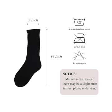 Black Slouch Scrunch Socks for Women - Stylish & Comfortable