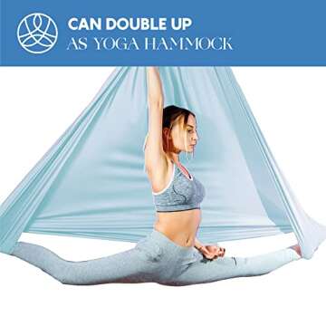 Aum Active Aerial Silks Starter Kit for Yoga Enthusiasts