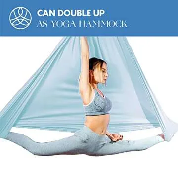 Aum Active Aerial Silks Starter Kit for Yoga Enthusiasts