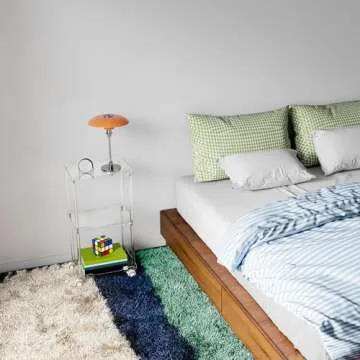 Aquiver Acrylic Utility Rolling Cart for Modern Storage