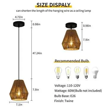 Stylish PINDODO Woven Pendant Lights for Your Home