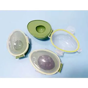 halteoly Avocado Keeper Avocado Saver Holder Food Crisper Storage Box Fruit Keeper Avocado Keeper Storage container-Keep Your Avocados Fresh for Days