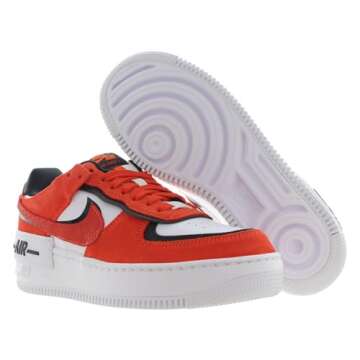 NIKE Women's Modern, Rush Orange Black Guava Ice, 9