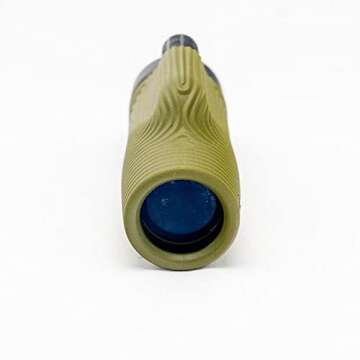 Nocs Provisions Zoom Tube 8x32 Monocular Telescope | Lightweight, Compact, 8X Magnification, Wide Field of View for Bird Watching, Hunting, Hiking, Camping, and Other Outdoor Activities - Juniper