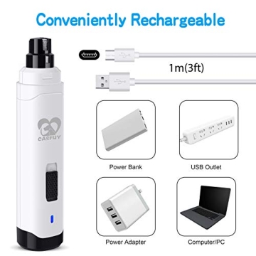 Professional 2-Speed Dog Nail Grinder - Casfuy