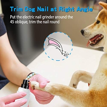 Professional 2-Speed Dog Nail Grinder - Casfuy