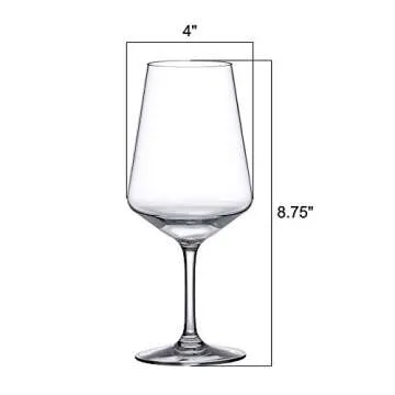 Unbreakable Tritan Plastic Wine Glasses by Amazing Abby