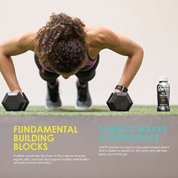 OWYN 100% Vegan Plant-Based Protein Shakes | Cold Brew Coffee, 12 Fl Oz (Pack of 4) | Dairy-Free, Gluten-Free, Soy-Free, Tree Nut-Free, Egg-Free, Allergy-Free, Vegetarian