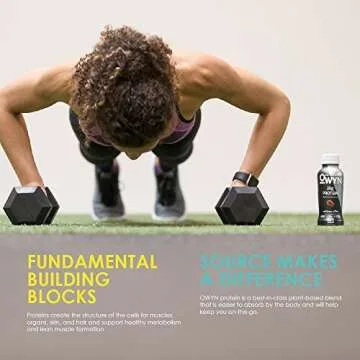 OWYN 100% Vegan Plant-Based Protein Shakes | Cold Brew Coffee, 12 Fl Oz (Pack of 4) | Dairy-Free, Gluten-Free, Soy-Free, Tree Nut-Free, Egg-Free, Allergy-Free, Vegetarian