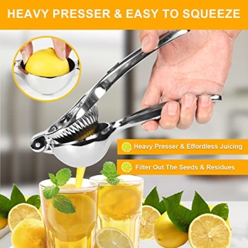 TEZZ Premium Lemon Squeezer Heavy Duty Handheld Juicer