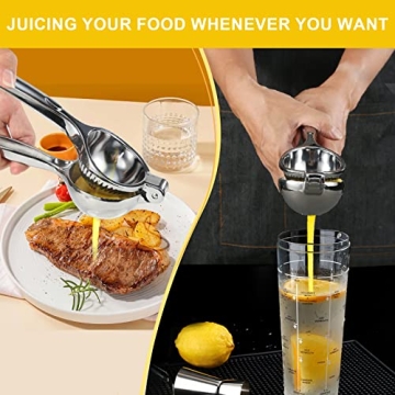 TEZZ Premium Lemon Squeezer Heavy Duty Handheld Juicer