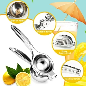 TEZZ Premium Lemon Squeezer Heavy Duty Handheld Juicer