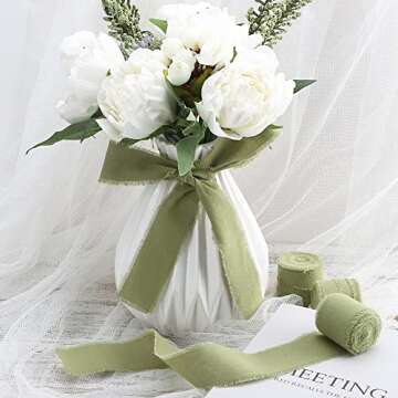 Keypan Green Ribbon 1-1/2 x 15 Yards for Crafts & Decor