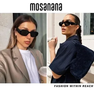 Mosanana Trendy Rectangle Sunglasses - Stylish UV Protection