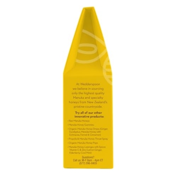 Wedderspoon Organic Manuka Honey Drops - Natural Throat Relief